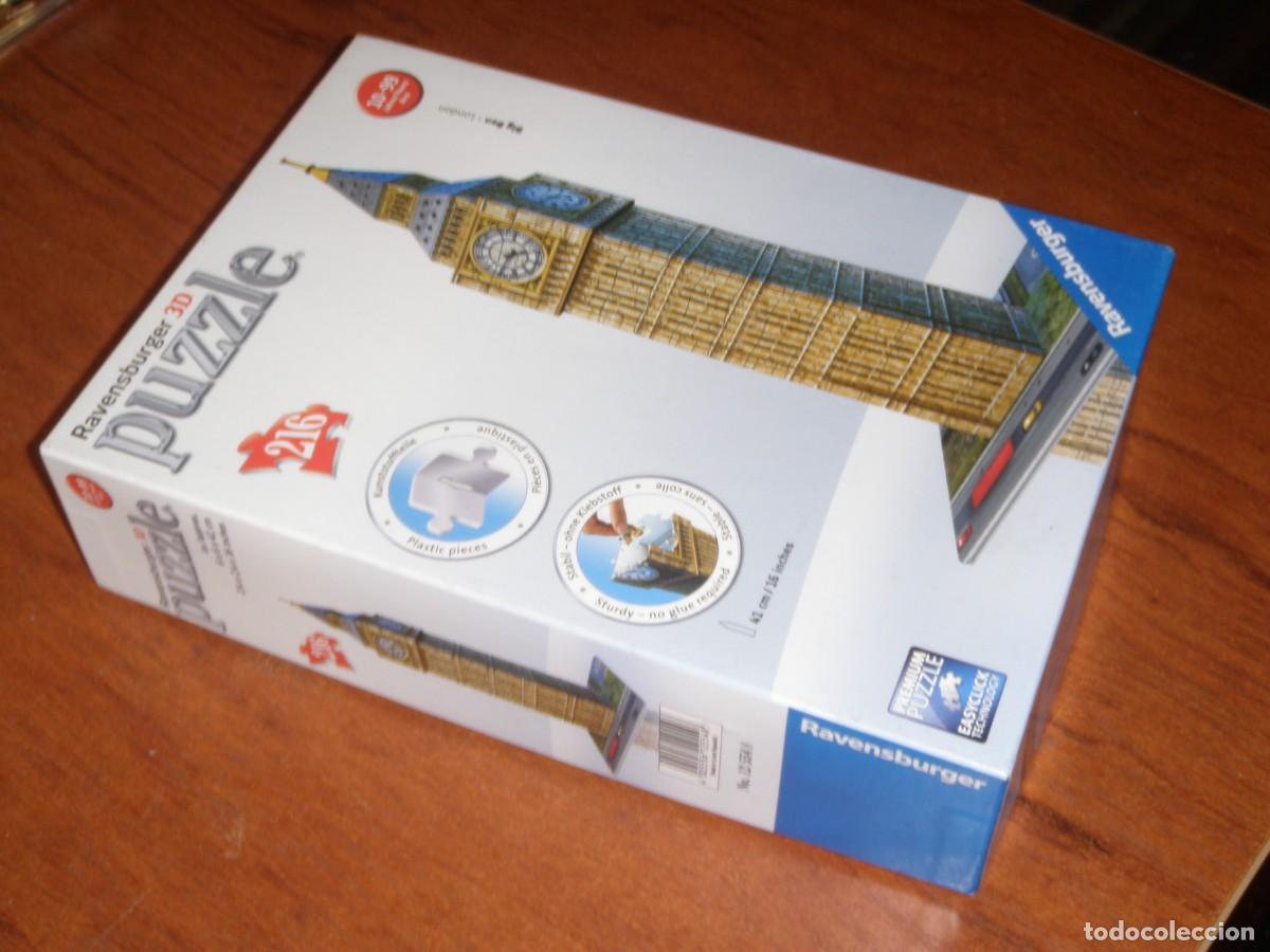 Puzzles: PUZZLE 3D RAVENSBURGER 216 PIEZAS BIG BEN COMO NUEVO - Foto 2