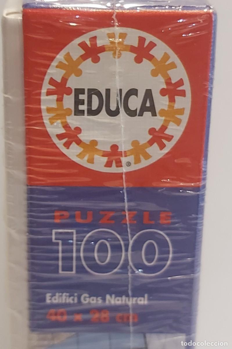 Puzzles: PUZZLE EDUCA / 100 PIEZAS / EDIFICIO GAS NATURAL / 40X28 / PRECINTADO A ESTRENAR - Foto 3