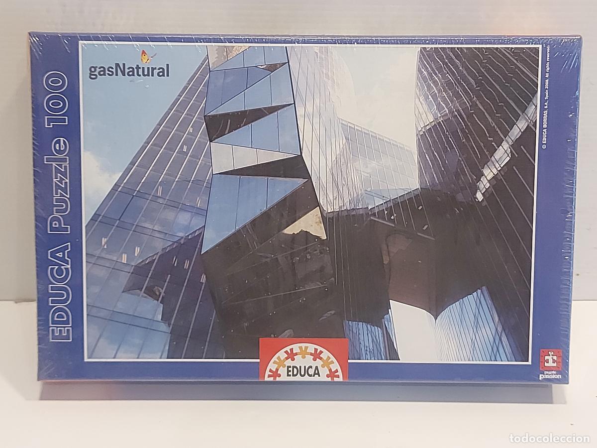 Puzzles: PUZZLE EDUCA / 100 PIEZAS / EDIFICIO GAS NATURAL / 40X28 / PRECINTADO A ESTRENAR - Foto 1