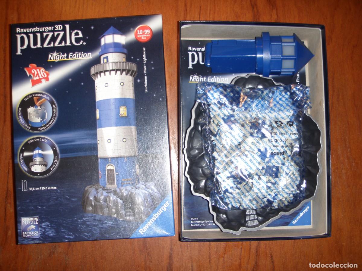 Puzzles: PUZZLE 3D REVENSBURGER FARO CON LUZ COMO NUEVO - Foto 3
