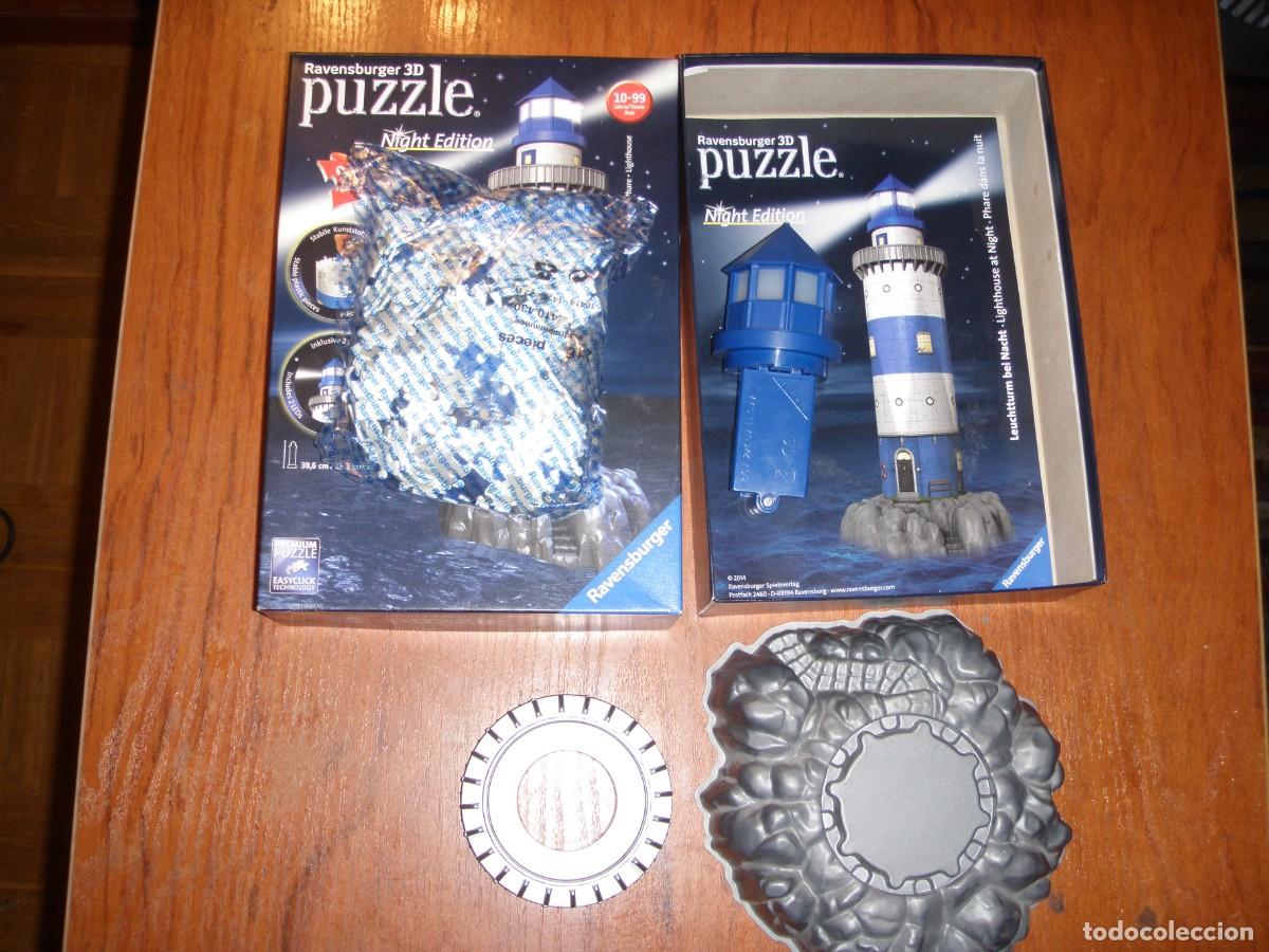 Puzzles: PUZZLE 3D REVENSBURGER FARO CON LUZ COMO NUEVO - Foto 4