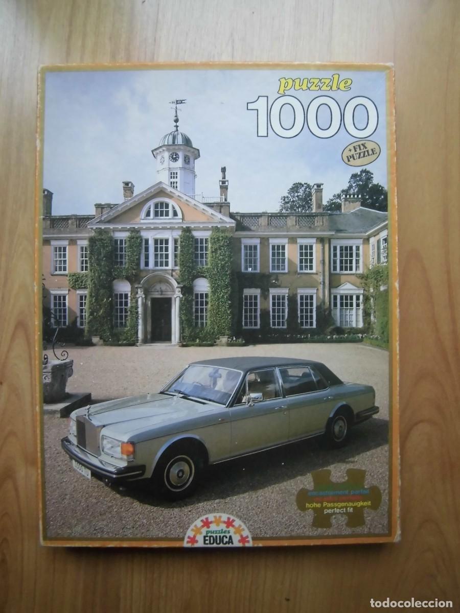 Puzzles: ANTIGUO PUZZLE 1000 PIEZAS EDUCA ROLLS ROYCE COMPLETO. - Foto 1