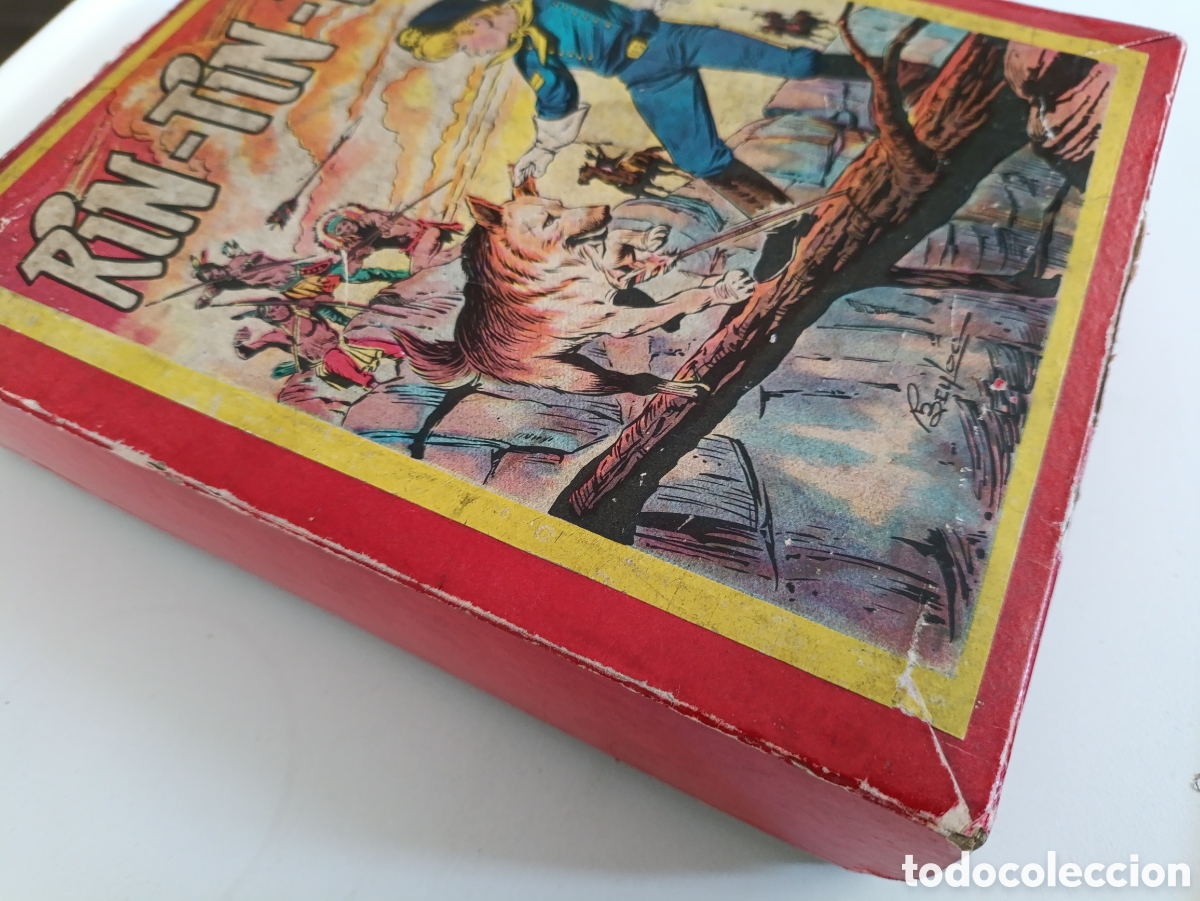 Puzzles: Antiguo Puzzle de cubos de cart&oacute;n RIN TIN TIN - Foto 8