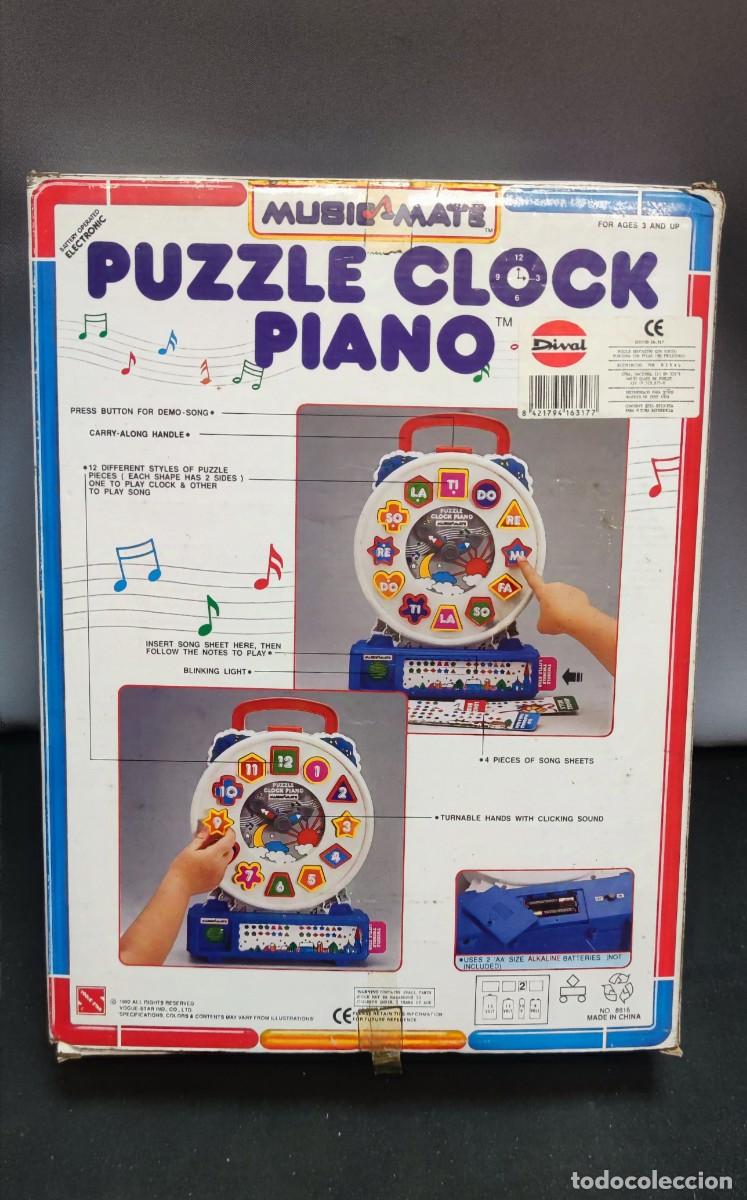 Puzzles: Puzzle clock piano de Dival a&ntilde;o 1992 - Foto 2