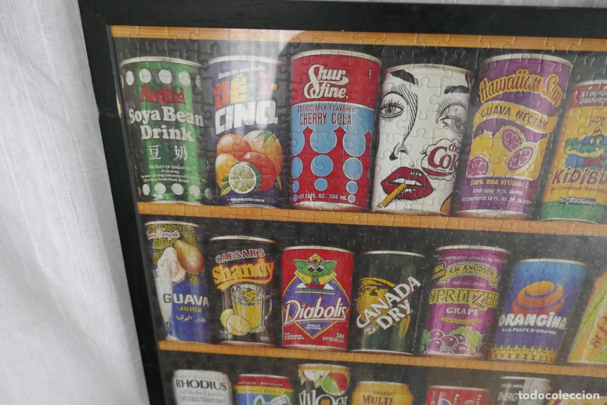 Puzzles: PUZZLE - COLECCION DE LATAS DE REFRESCOS - Foto 3
