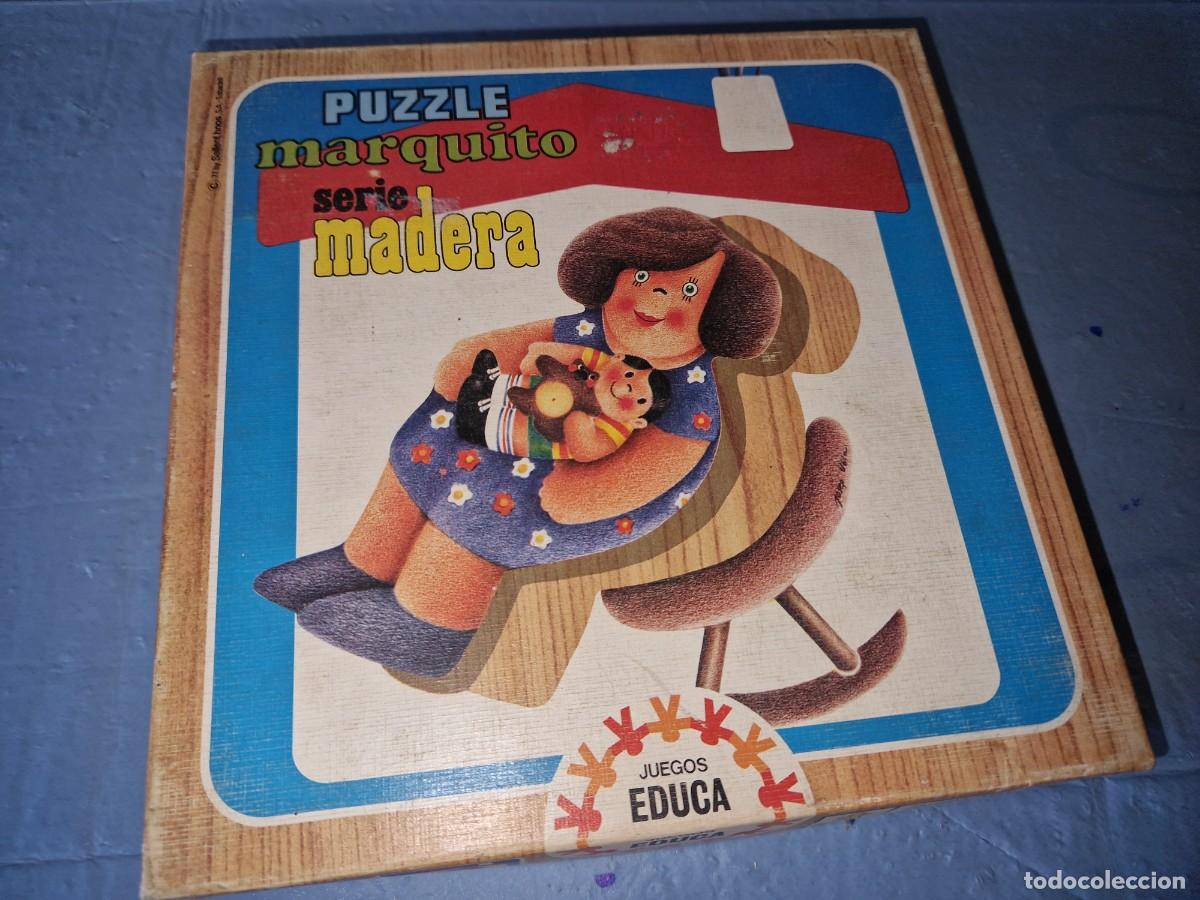 Puzzles: PUZZLE MARQUITO SERIE MADERA DE EDUCA - Foto 2
