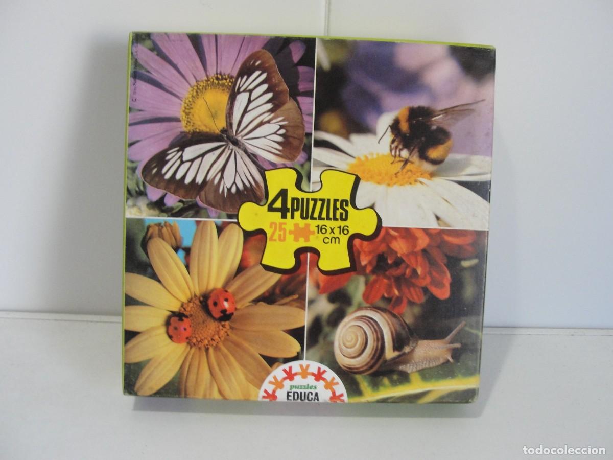 Puzzles: EDUCA 4 puzzles 16 X 16 cm. - 25 piezas PRECINTADAS como NUEVO - Foto 1