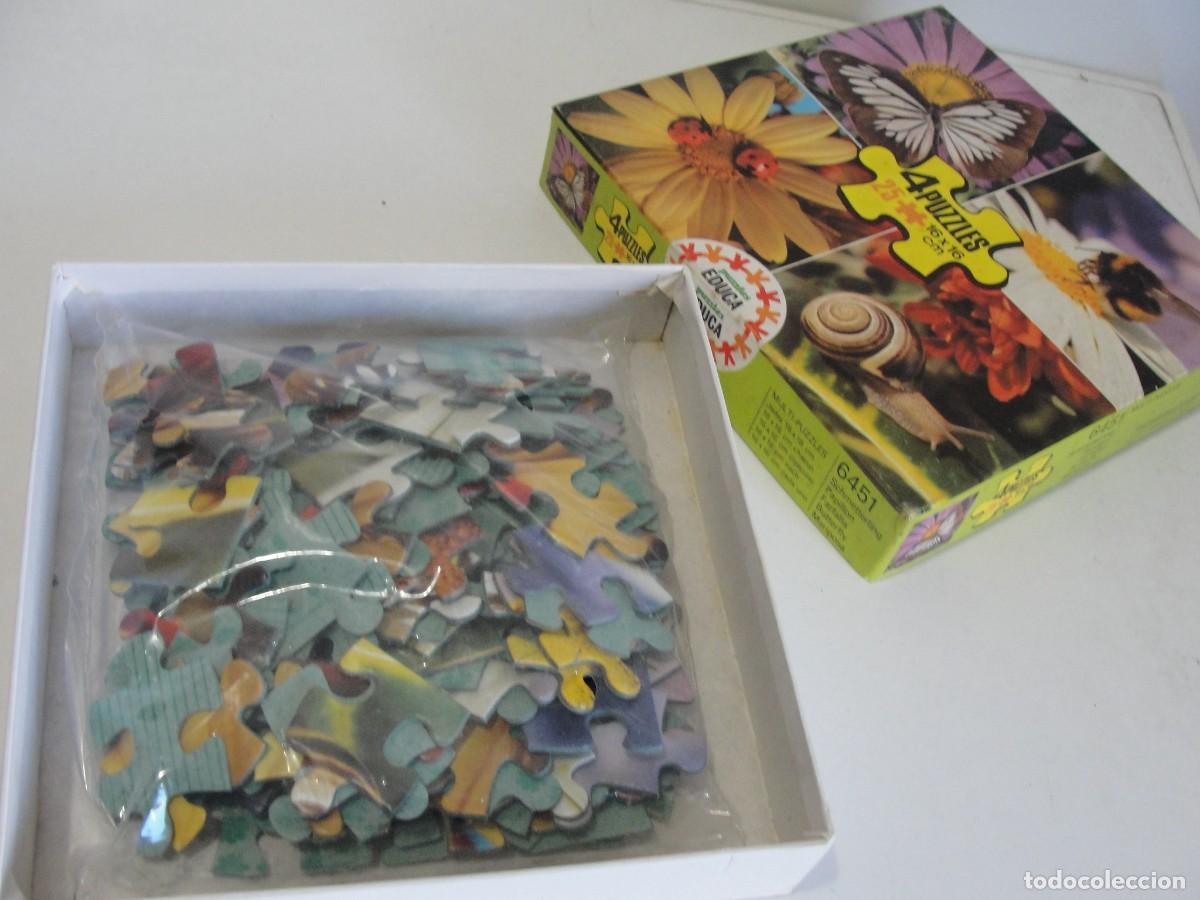 Puzzles: EDUCA 4 puzzles 16 X 16 cm. - 25 piezas PRECINTADAS como NUEVO - Foto 3