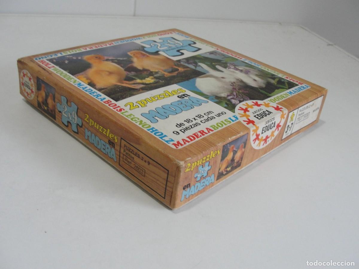 Puzzles: 2 puzzles EDUCA en madera 18 X 18 cm. - 18 piezas ( 2 de 9 ) - Foto 2