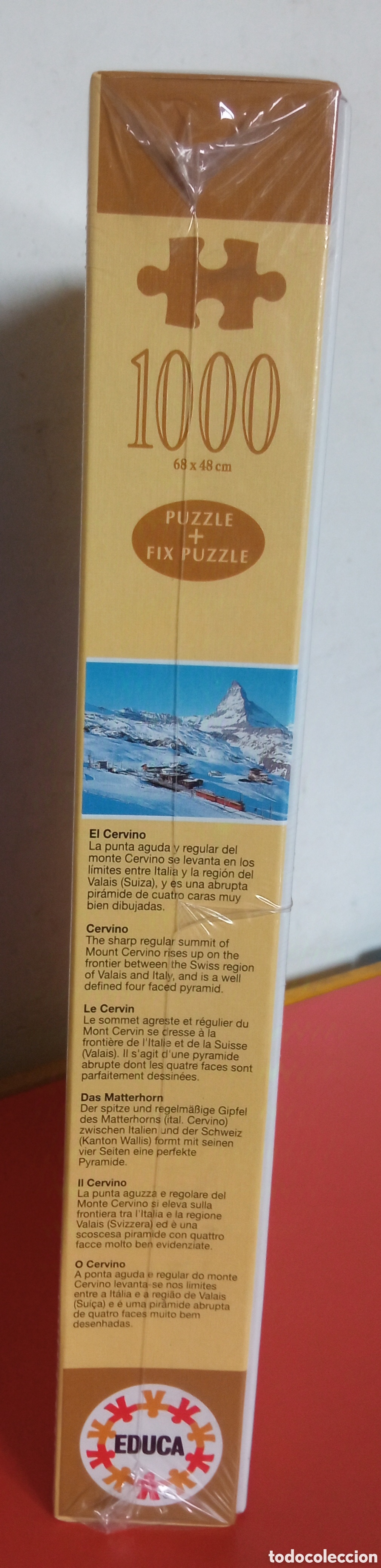 Puzzles: PUZZLE MONTE CERVINO 1000 PZ. EDUCA 1994.CAJA SIN ABRIR. - Foto 2