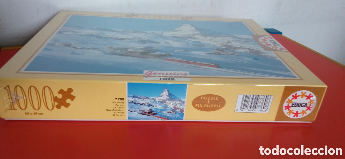 Puzzles: PUZZLE MONTE CERVINO 1000 PZ. EDUCA 1994.CAJA SIN ABRIR. - Foto 3