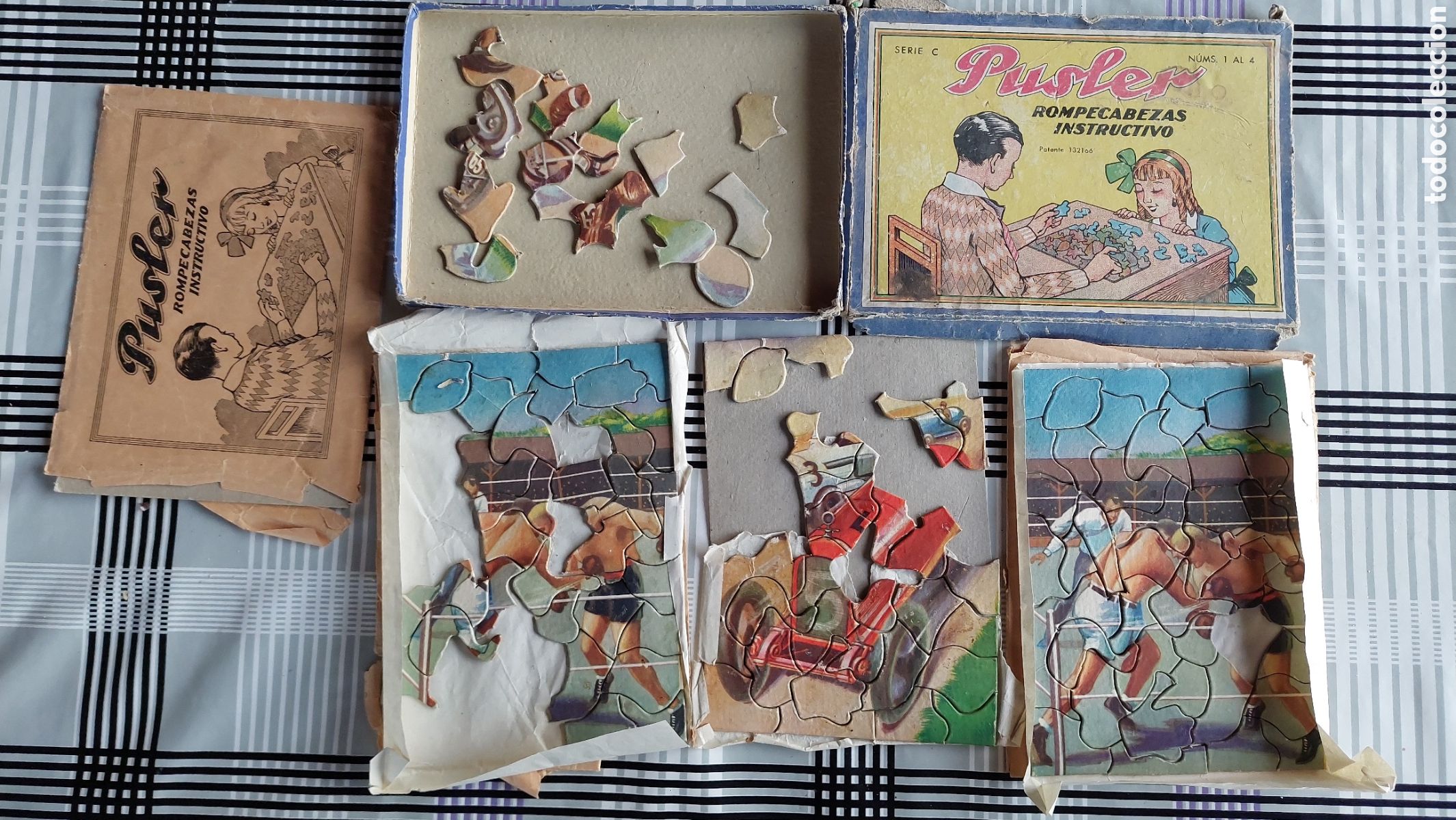 Puzzles: Antiguo rompecabezas instructivo Pusler - Foto 3
