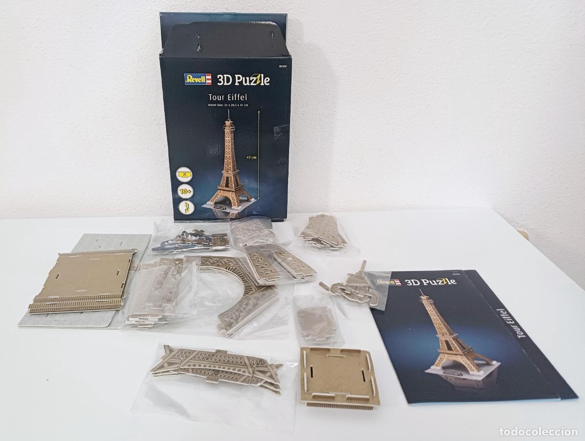 Puzzles: JUEGO PUZZLE 3D TORRE EIFFEL REVELL NUEVO - Foto 1