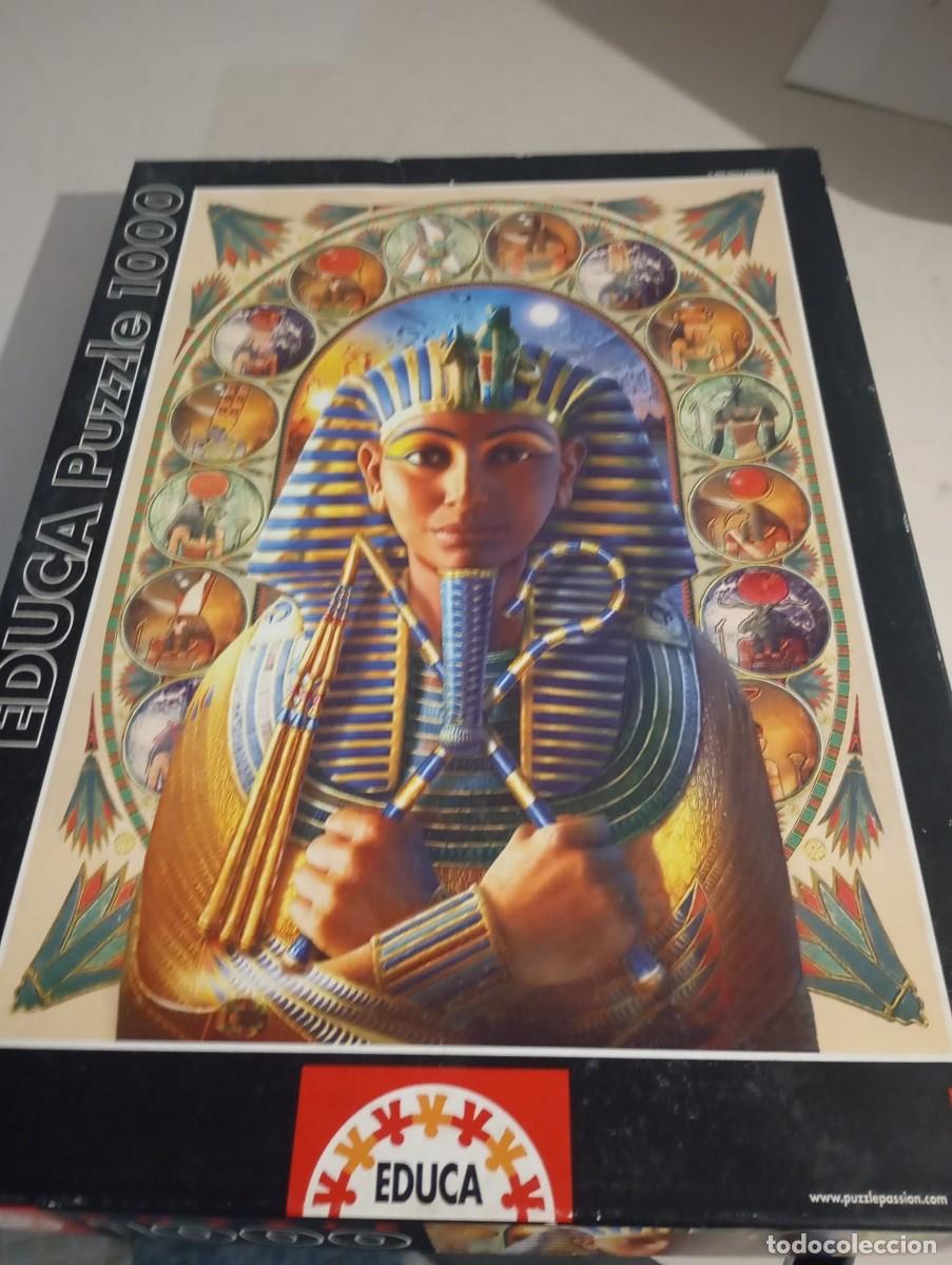 Puzzles: Puzzle COMPLETO EDUCA 1000 piezas. Tutankamon REF. UR MES - Foto 1