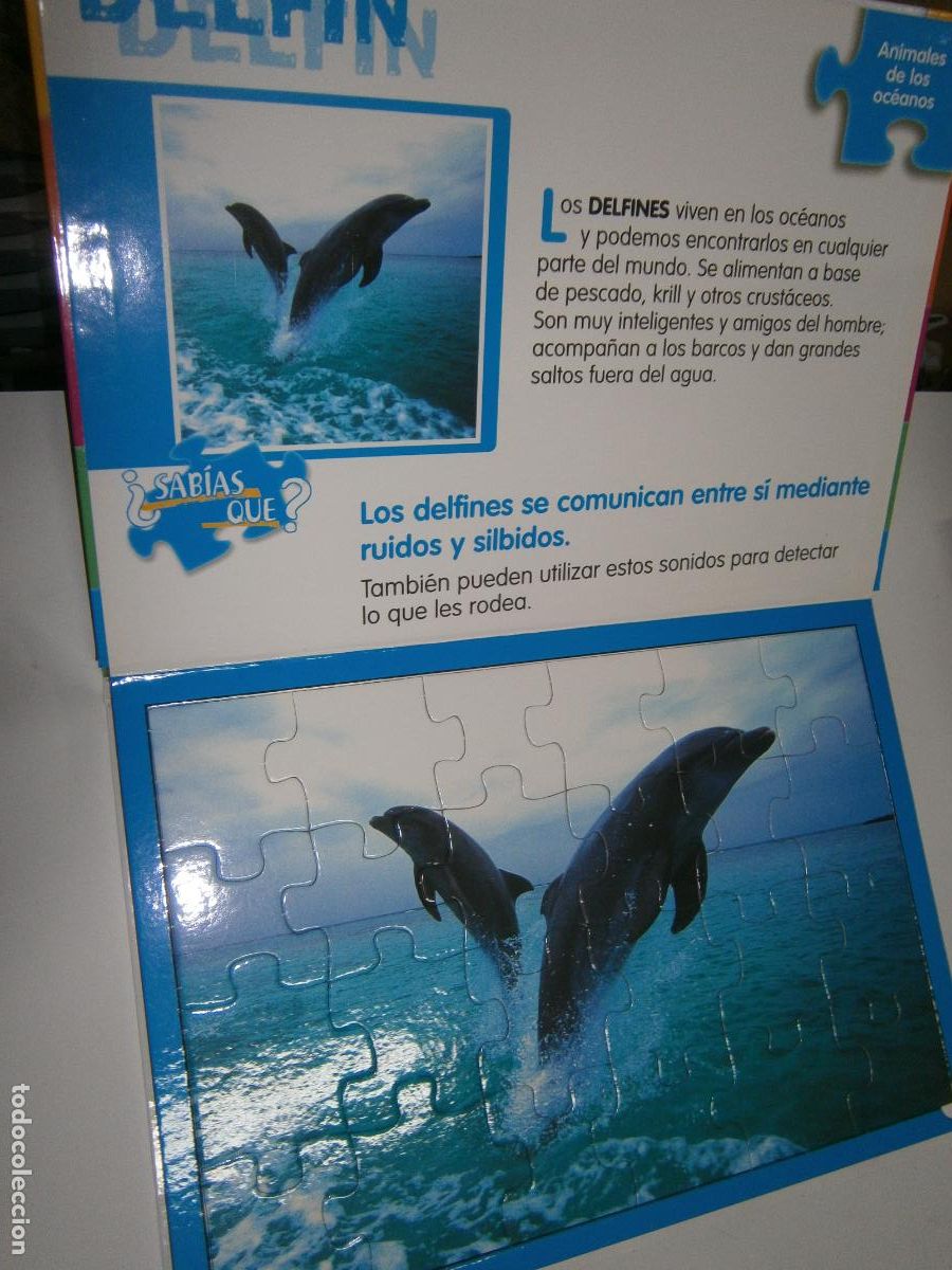 Puzzles: 5 PUZLES DE ANIMALES DE LOS OCEANOS - Foto 2