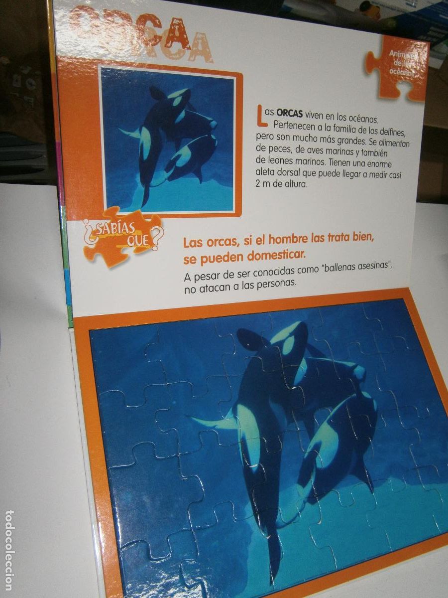Puzzles: 5 PUZLES DE ANIMALES DE LOS OCEANOS - Foto 5