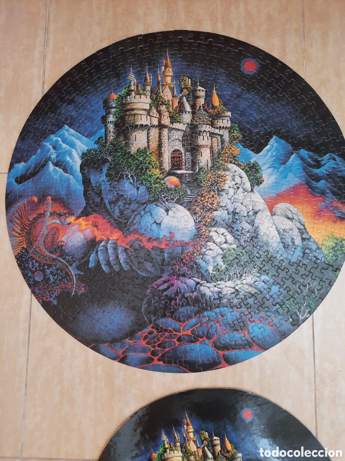 Puzzles: Puzzle redondo de Citadel Jigsaw by Kirwan, 1981 - Foto 1