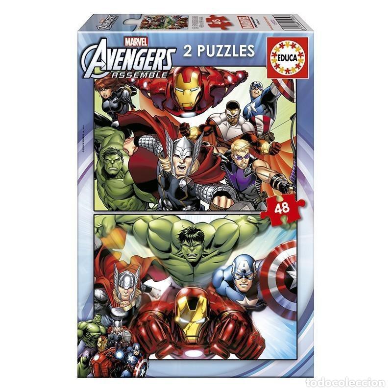 Puzzles: 2 PUZZLES MARVEL AVENGERS - AVENGERS ASSEMBLE - REF: 15932 - EDUCA BORRAS, S.A. - Foto 1