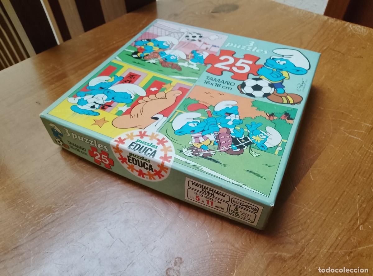 Puzzles: Puzzle - Los Pitufos &rdquo;F&uacute;tbol&rdquo; - Educa - Ref 6409 - Foto 5