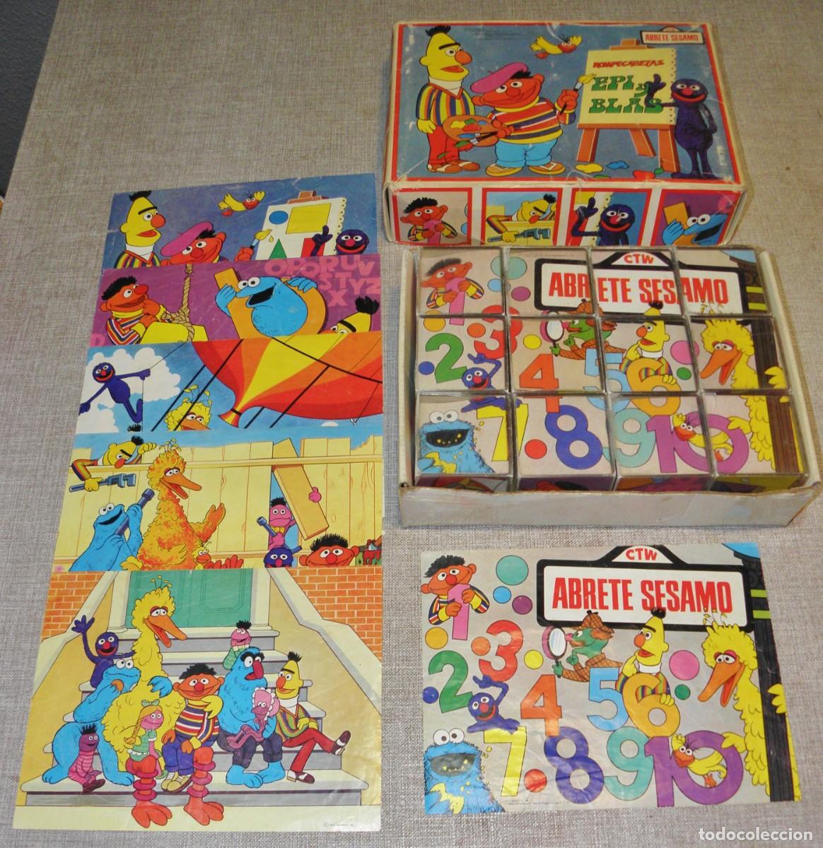 Puzzles: ROMPECABEZAS EPI Y BLAS ABRETE SESAMO 1977 - Foto 3