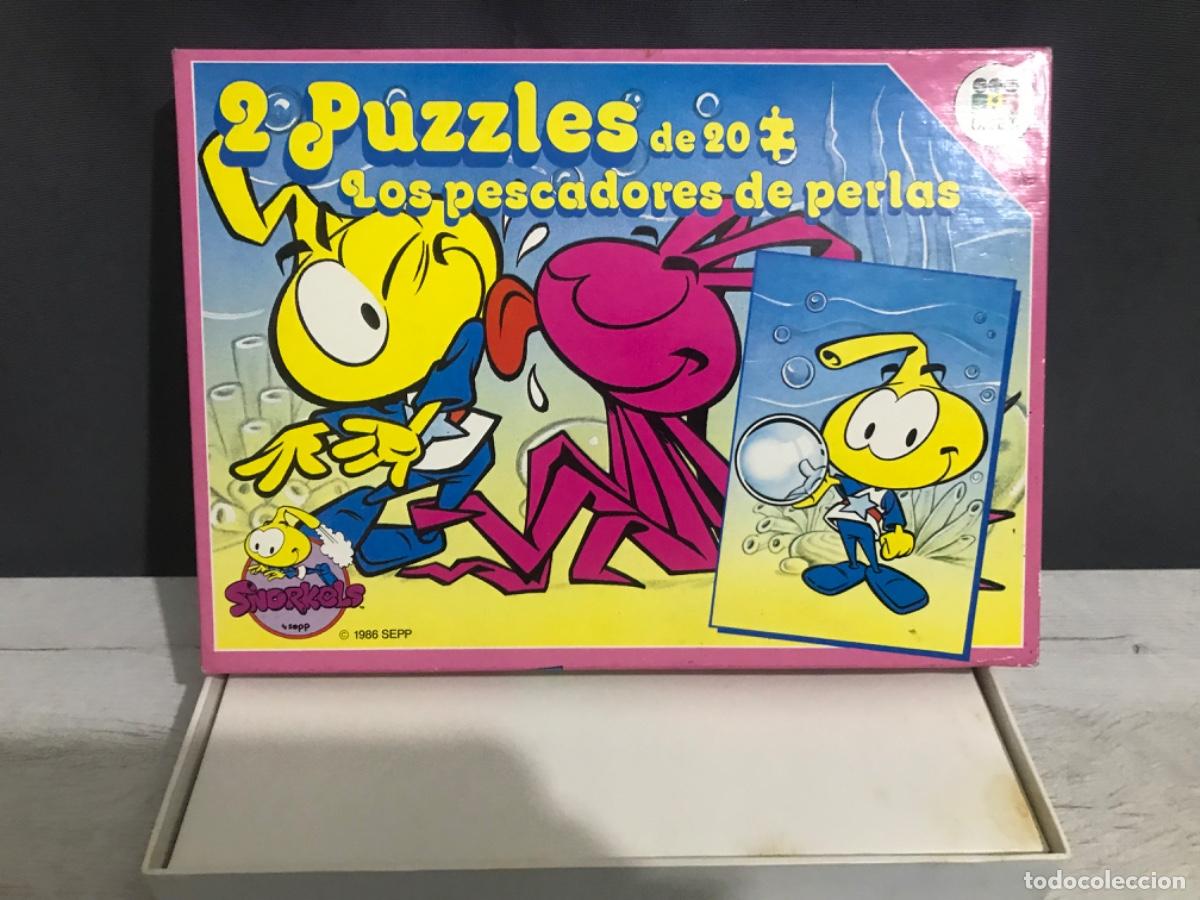 Puzzles: Dos puzzles de 20 piezas De Snorkels de 1986 - Foto 2
