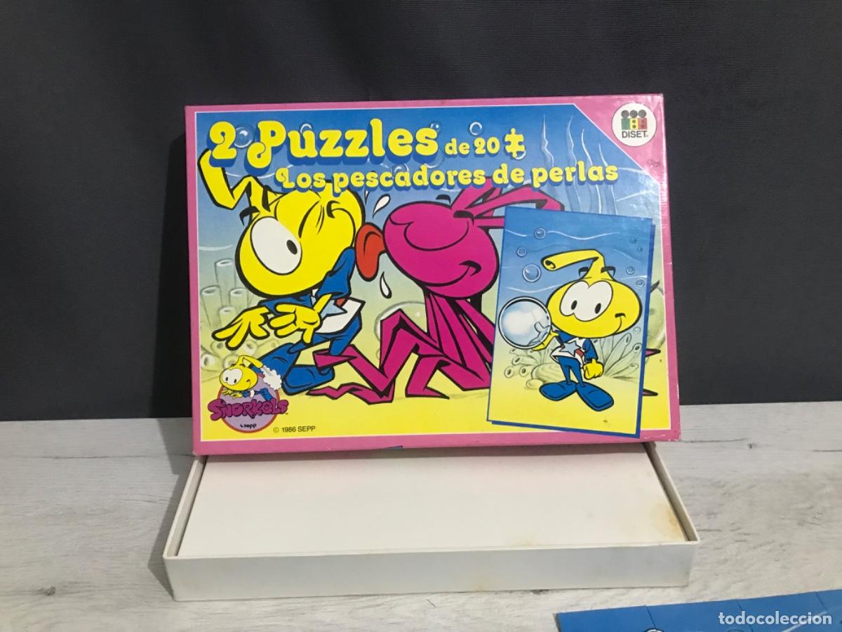 Puzzles: Dos puzzles de 20 piezas De Snorkels de 1986 - Foto 3