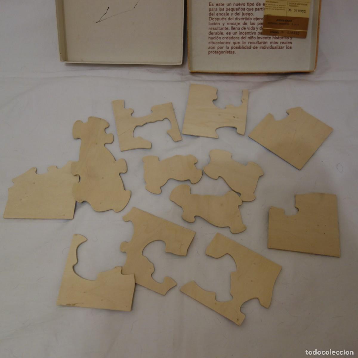 Puzzles: Puzzle de madera infantil &rdquo;Perritos en Madera&rdquo; - Educa vintage - Foto 4