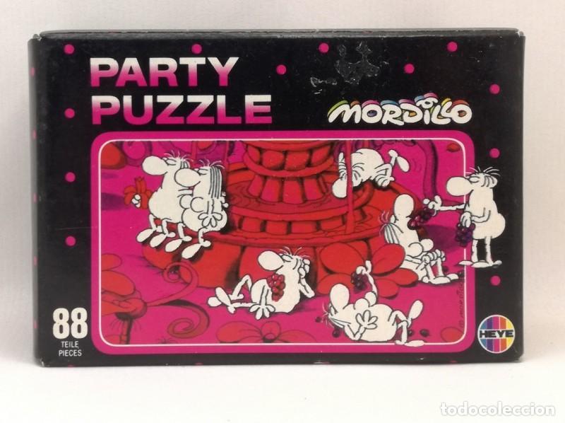Puzzles: PUZZLE 88 PIEZAS -MORDILLO-. HEYE 1988 - Foto 1