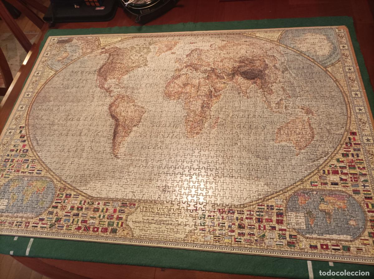 Puzzles: PUZZLE 2000 PIEZAS MAPA MUNDI CON BANDERAS - Foto 2
