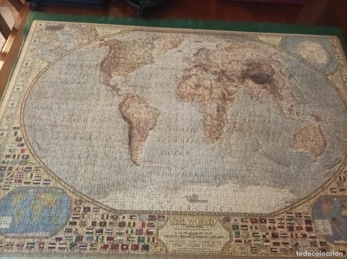 Puzzles: PUZZLE 2000 PIEZAS MAPA MUNDI CON BANDERAS - Foto 3