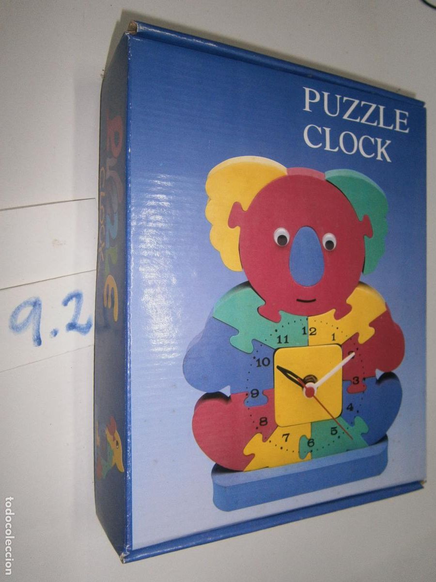 Puzzles: RELOJ INFANTIL PUZZLE DELFIN EN SU CAJA - Foto 1