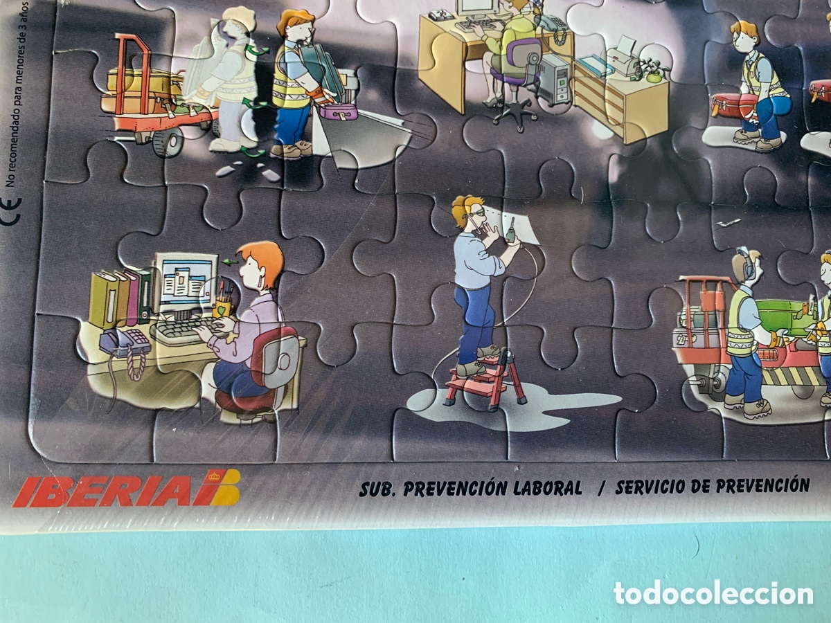 Puzzles: PUZZLE PUBLICIDAD DE IBERIA. SERVICIO DE PREVENCI&Oacute;N . - Foto 2