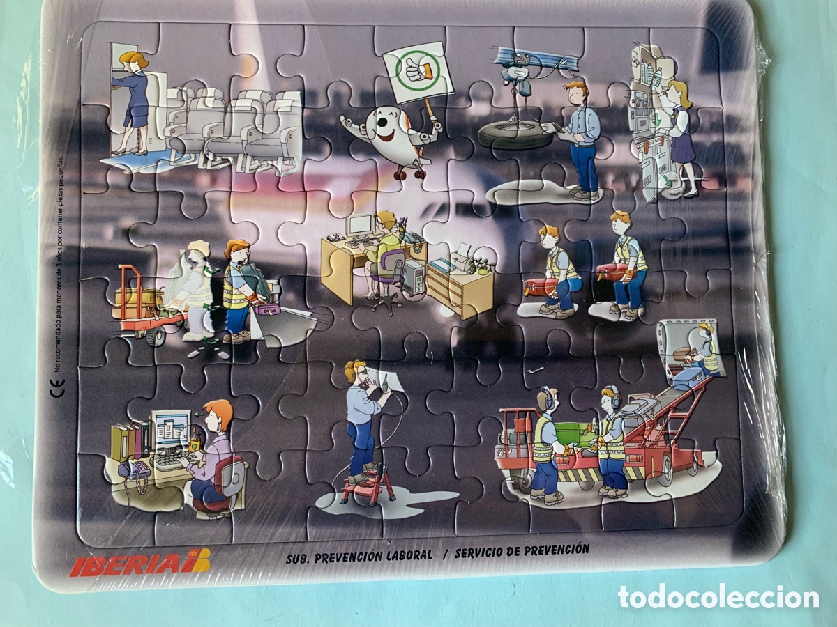 Puzzles: PUZZLE PUBLICIDAD DE IBERIA. SERVICIO DE PREVENCI&Oacute;N . - Foto 1