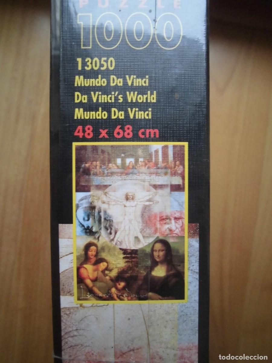 Puzzles: PUZZLE EDUCA 1000 LEONARDO DA VINCI ART COLLECTION PRECINTADO - Foto 2