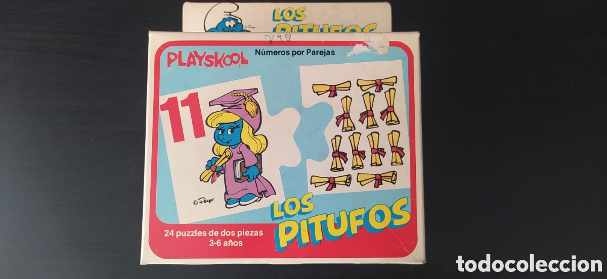 Puzzles: PUZZLE PITUFOS PEYO 1983 PLAYSKOOL - Foto 1