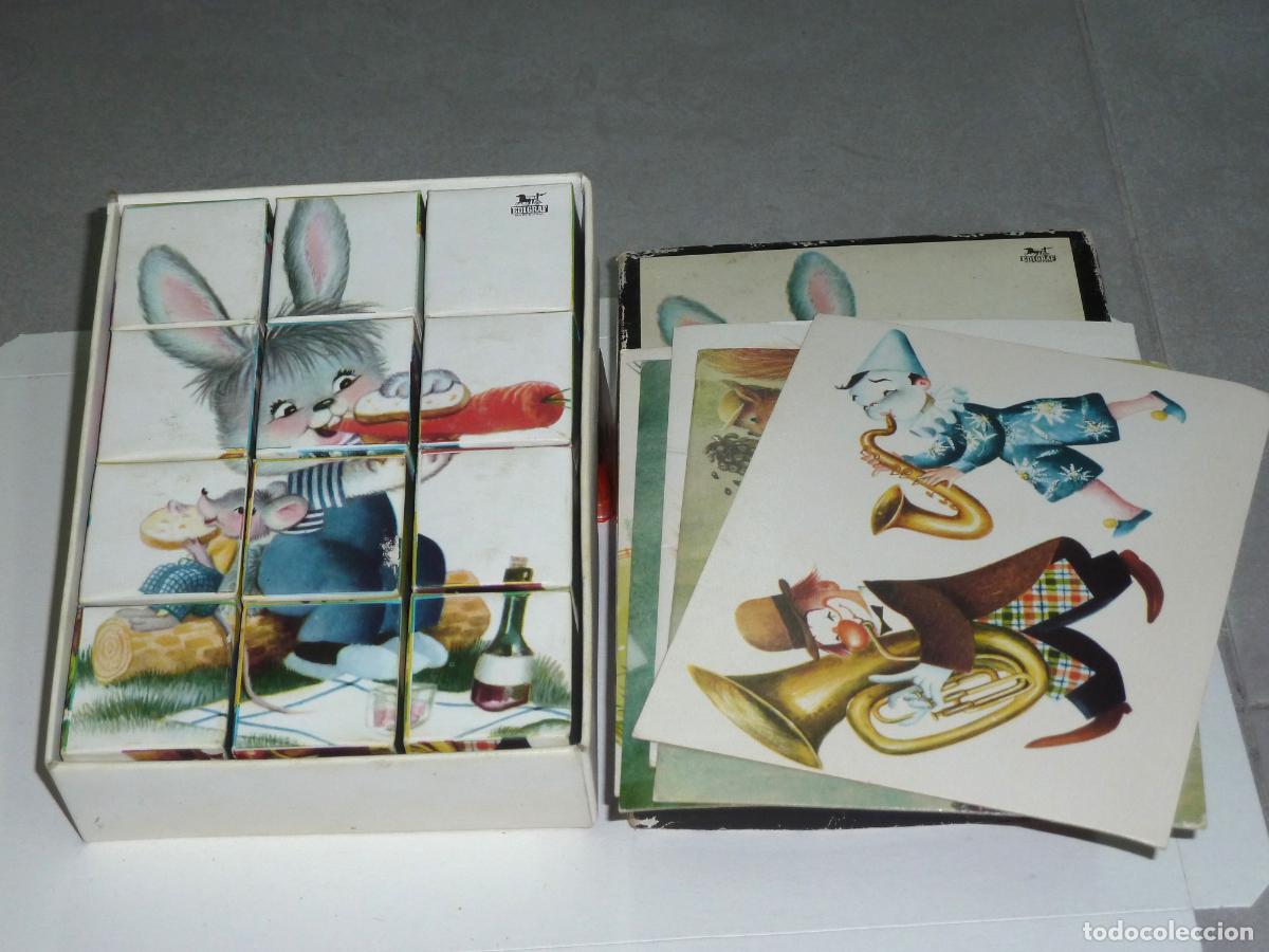 Puzzles: Juguete rompecabezas de cubos. Dibujos Ferr&aacute;ndiz, Edigraf - Foto 2