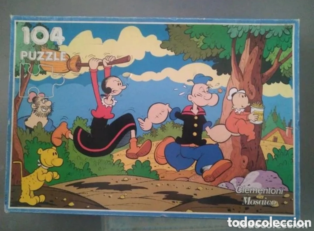 Puzzles: PUZZLE POPEYE CLEMENTONI ANTIGUO DE 104 PIEZAS - Foto 1