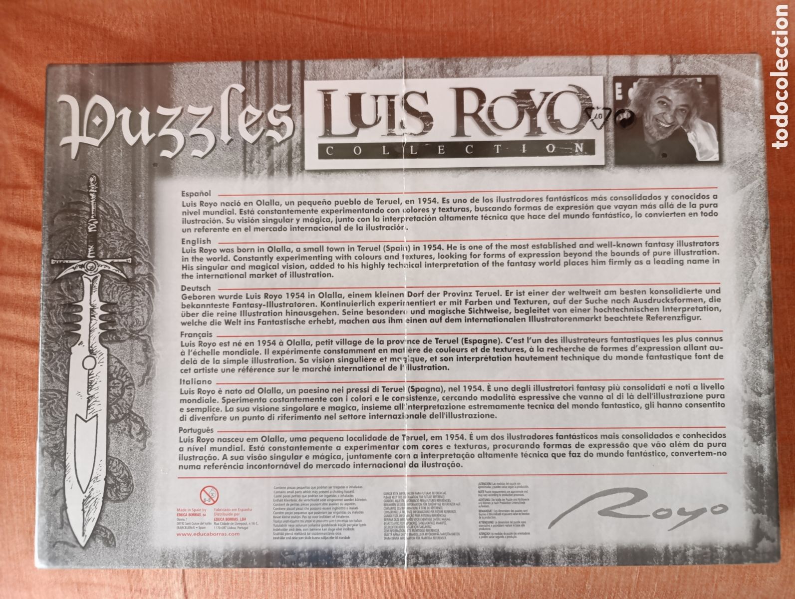 Puzzles: PUZZLE LUIS ROYO - LA DIOSA - 1500 PIEZAS PRECINTADO - Foto 2