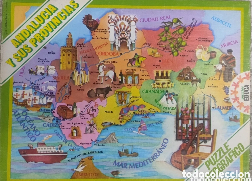 Puzzles: Puzzle Andaluc&iacute;a y sus provincias - Foto 1