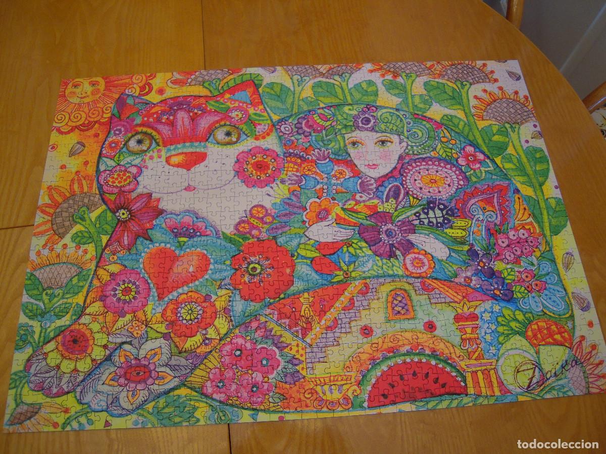 Puzzles: Puzle Bluebird Flores 1000 piezas - Foto 2