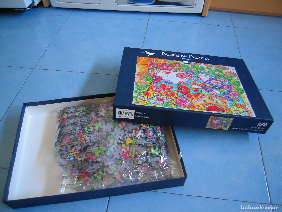 Puzzles: Puzle Bluebird Flores 1000 piezas - Foto 19