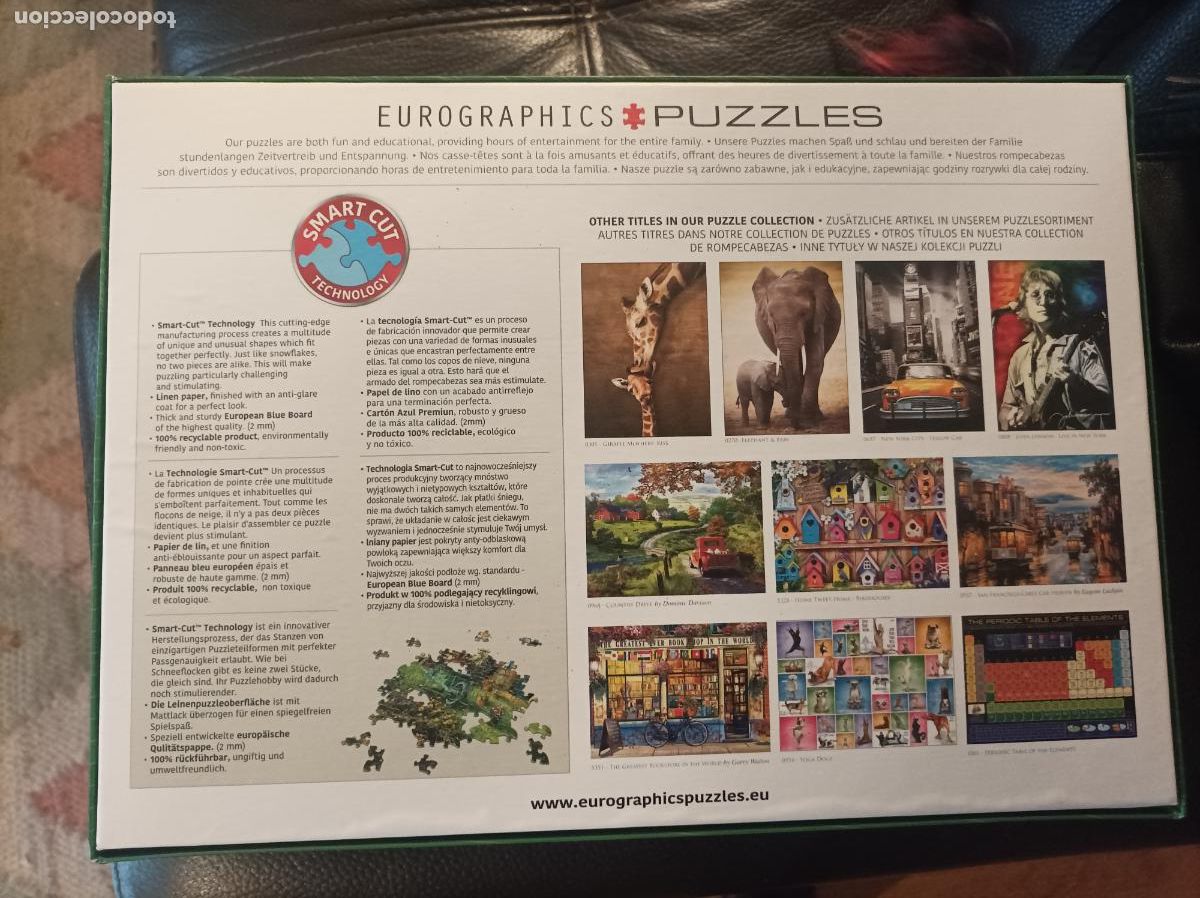 Puzzles: PUZZLE EDUCA MAPA MUNDI 1000 PIEZAS 68X48 CMS - Foto 2