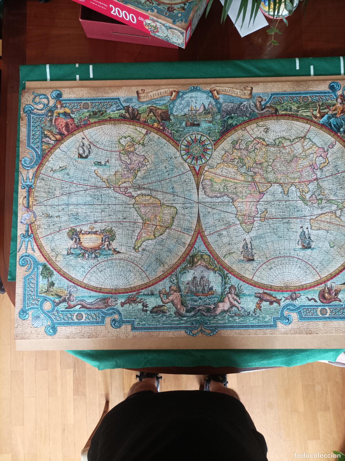 Puzzles: PUZZLE 2000 PIEZAS MAPA MUNDI 70X100 CMS - Foto 2