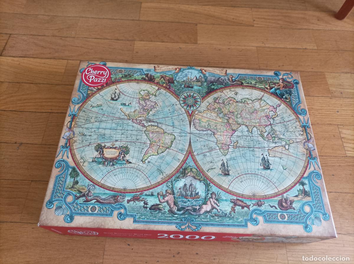 Puzzles: PUZZLE 2000 PIEZAS MAPA MUNDI 70X100 CMS - Foto 1
