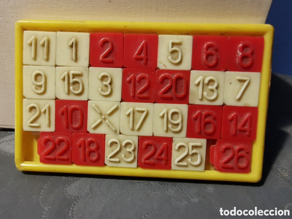 Puzzles: Juego de n&uacute;meros. Rompecabezas Diablotin a&ntilde;os 70 - Foto 1