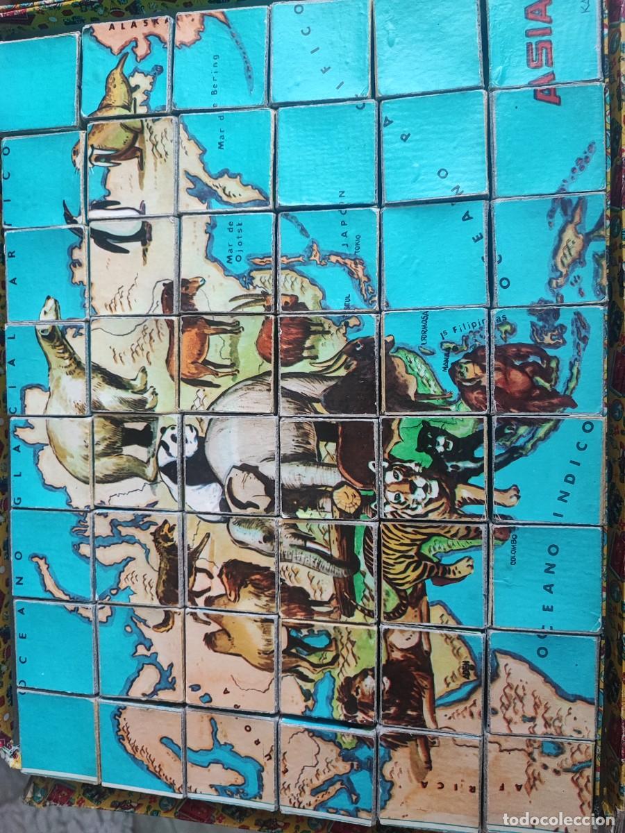 Puzzles: Puzzle antiguo de los continentes - Foto 4