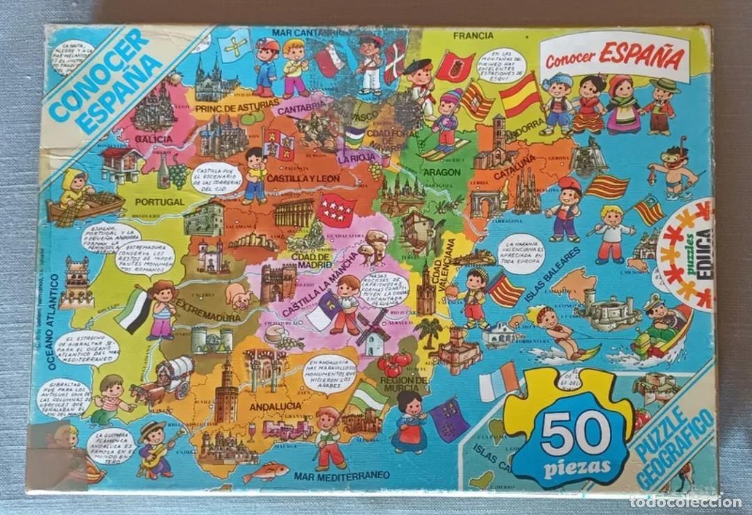 Puzzles: Conocer Espa&ntilde;a Puzzle Educa Jan Superlopez 50 piezas - Foto 1