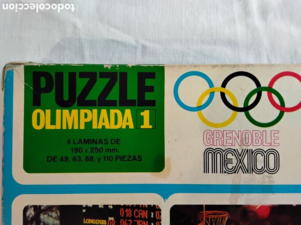Puzzles: Dos puzzles Olimpiada M&eacute;xico Grenoble - Foto 6