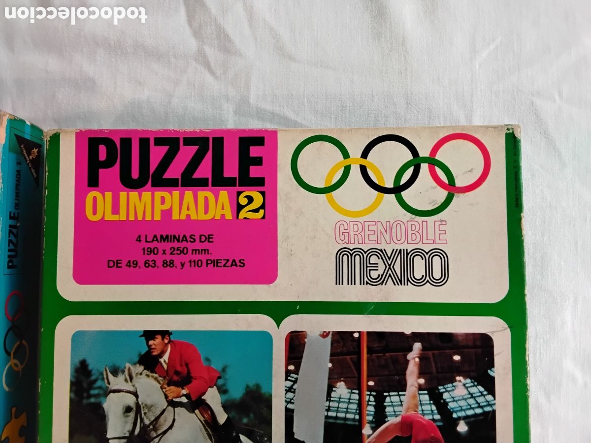 Puzzles: Dos puzzles Olimpiada M&eacute;xico Grenoble - Foto 7