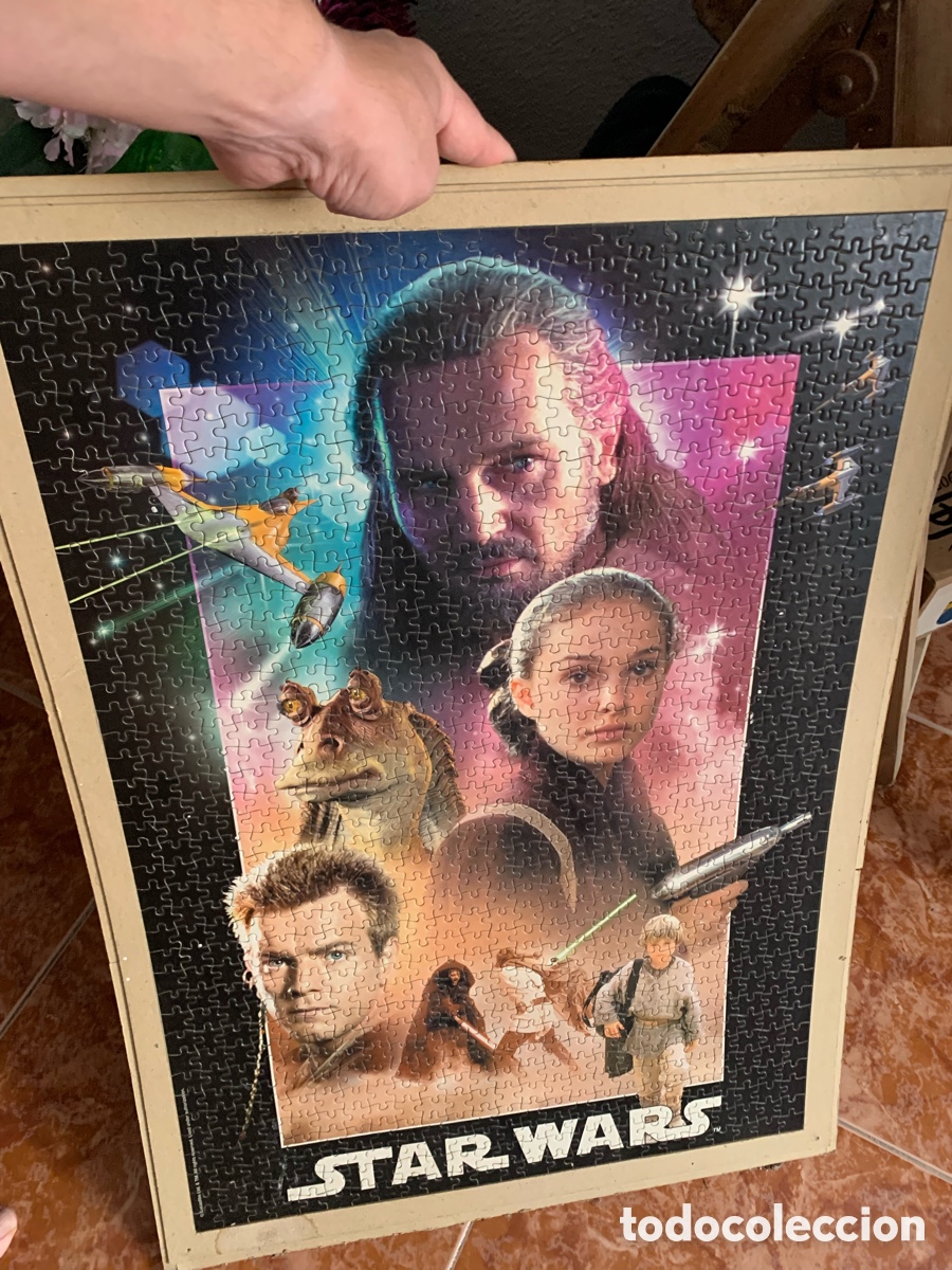 Puzzles: Star wars puzzle montado antiguo - Foto 3